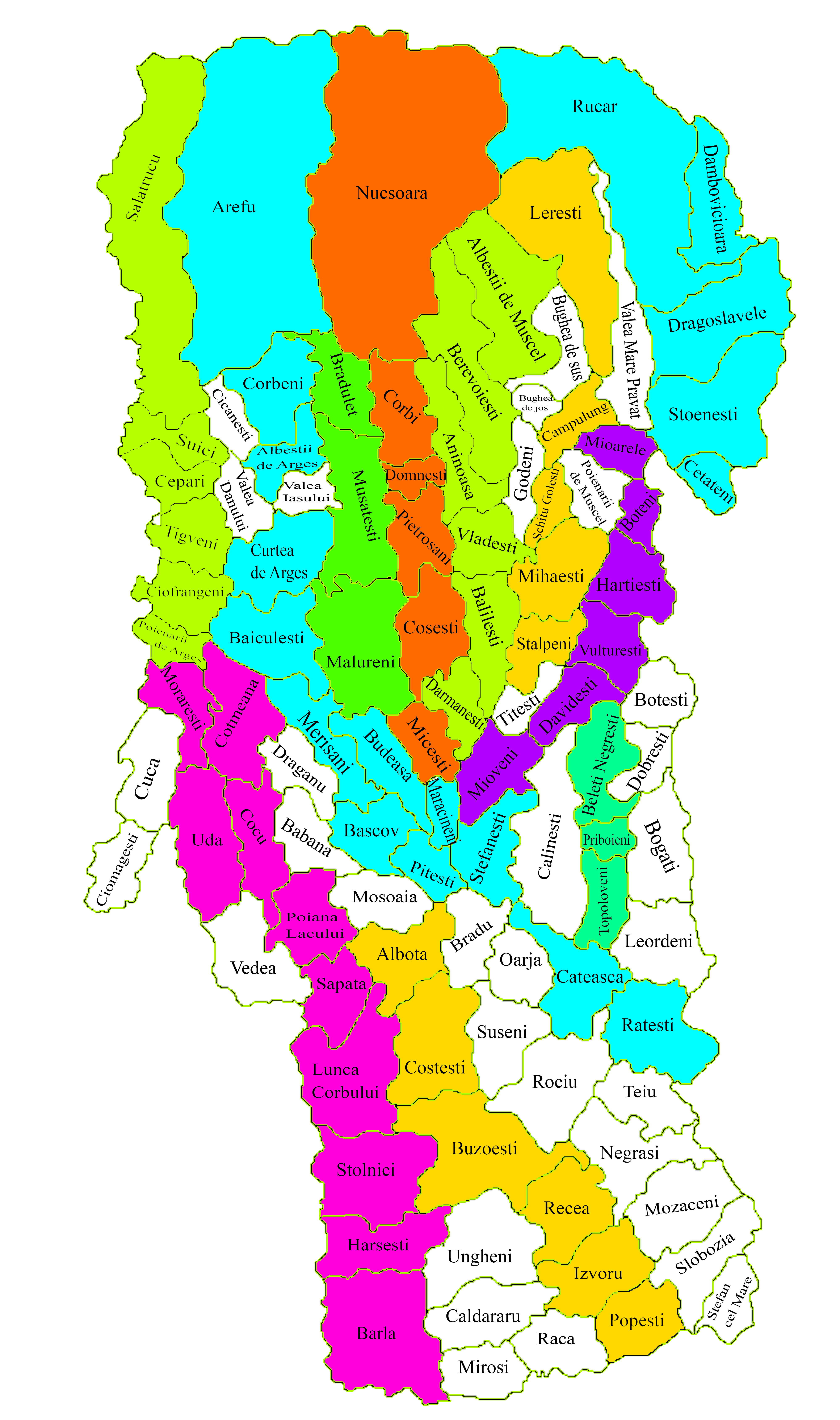 harta arges