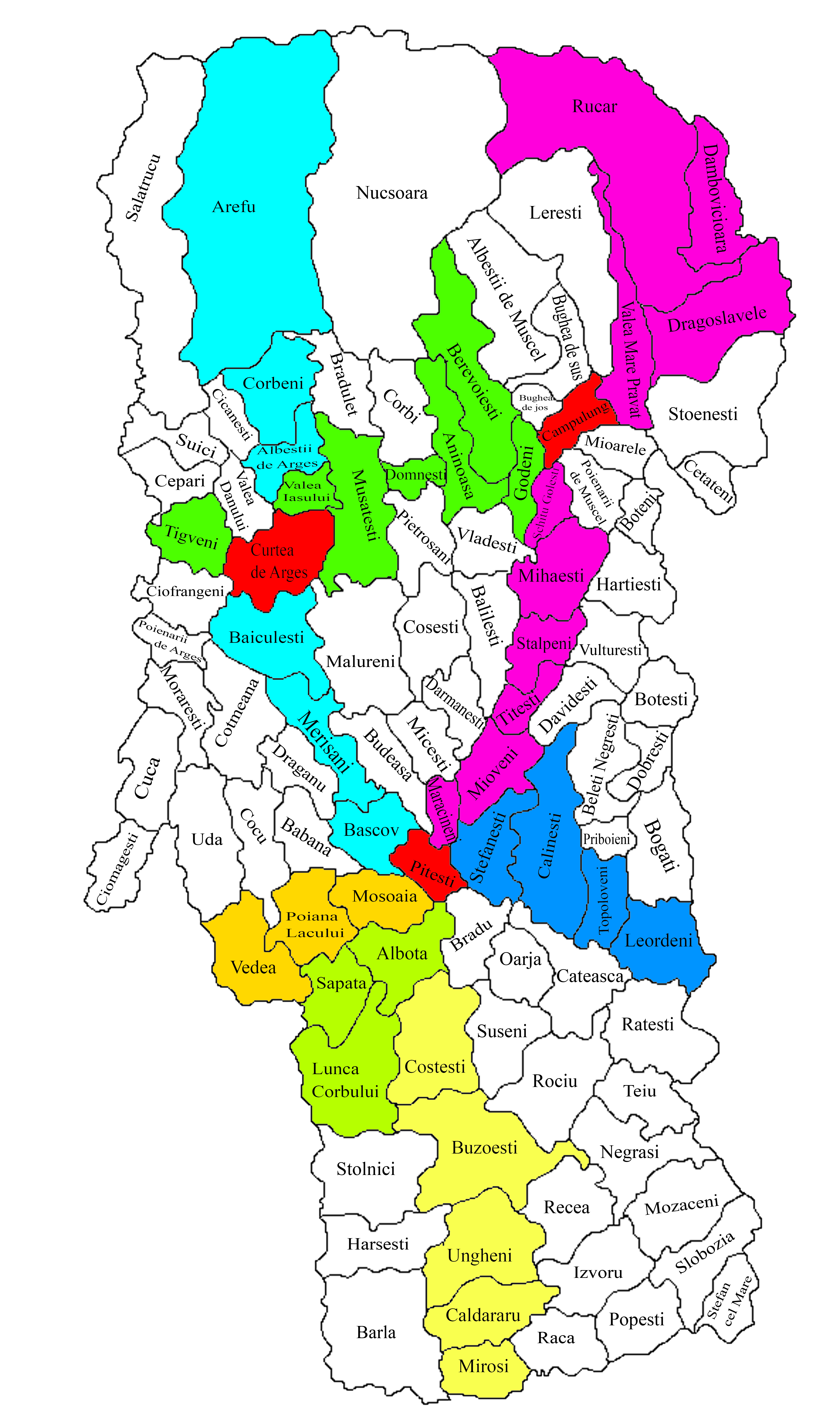 harta arges